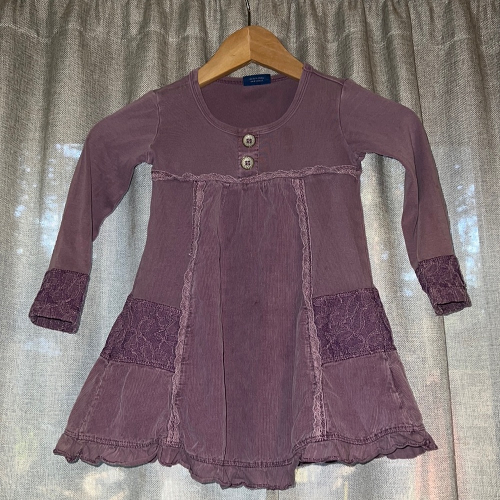 Naartjie Kids Amethyst Textured Dress 3T